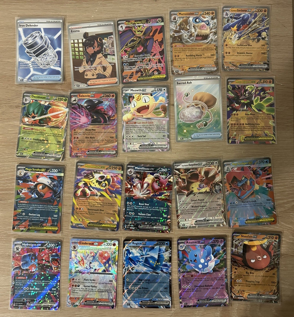 Lot of 20 Pokemon Cards; EX and Full Arts