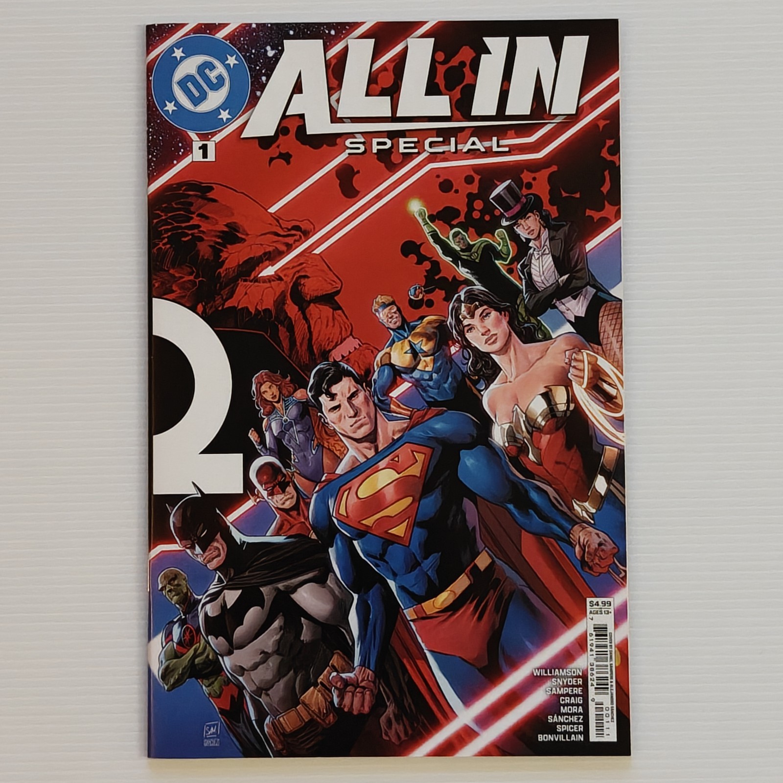 DC All In Special #1 1st Print Alpha Cover Scott Snyder Joshua Williamson NM DC All In Special #1 1st Print Alpha Cover Scott Snyder Joshua Williamson NM