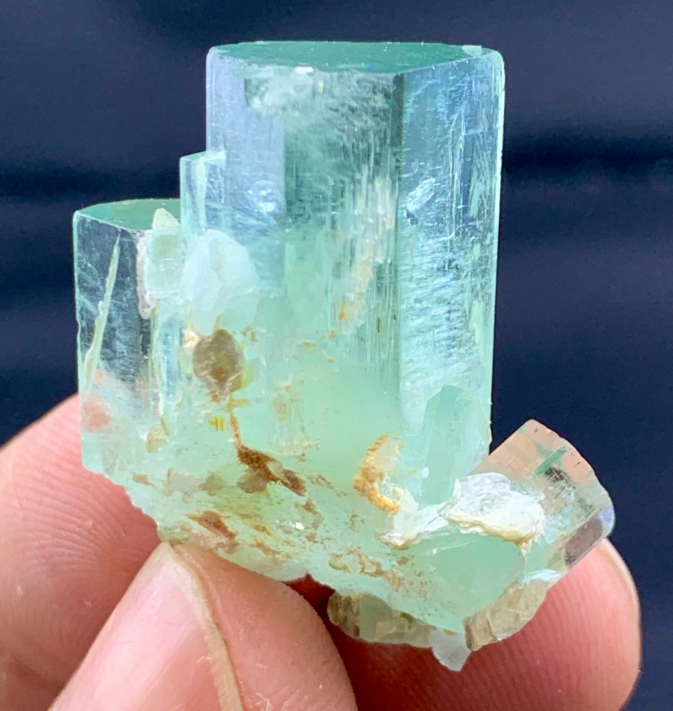 80 CT’s Natural Heliodor D,Free Transparent Well shape Crystals Specimen—Pak