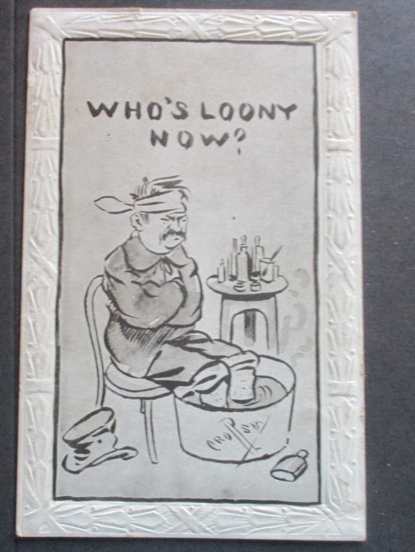 Who\'s Loony Now? Comic/Vtg Unused Postcard. Cropsy