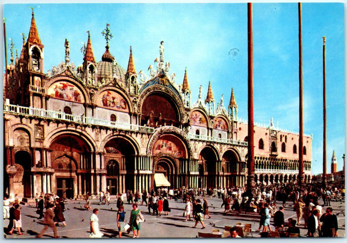 Postcard - Saint Mark's Basilica - Venice, Italy