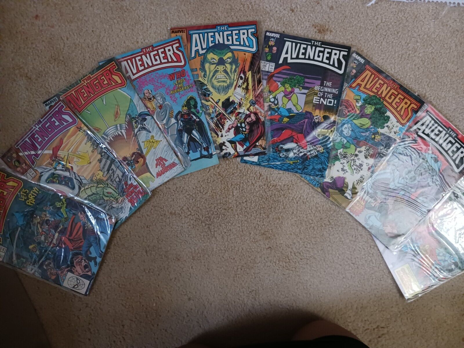 Marvel: The Avengers Series, Issue 291-299 - Copper Age (BUNDLE)