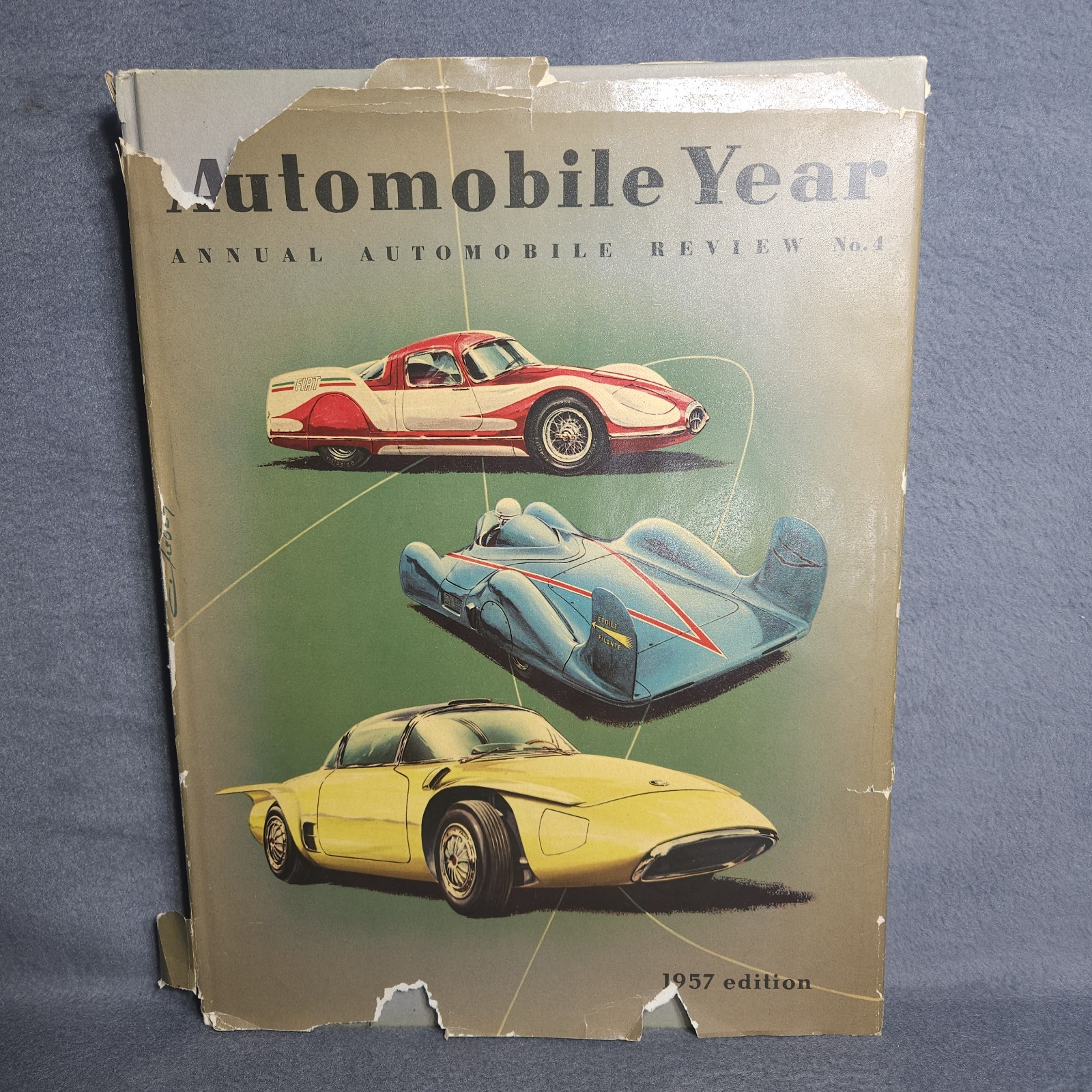 Book Automobile Year 1956-1957 Volume No. 4 English edition by Guichard