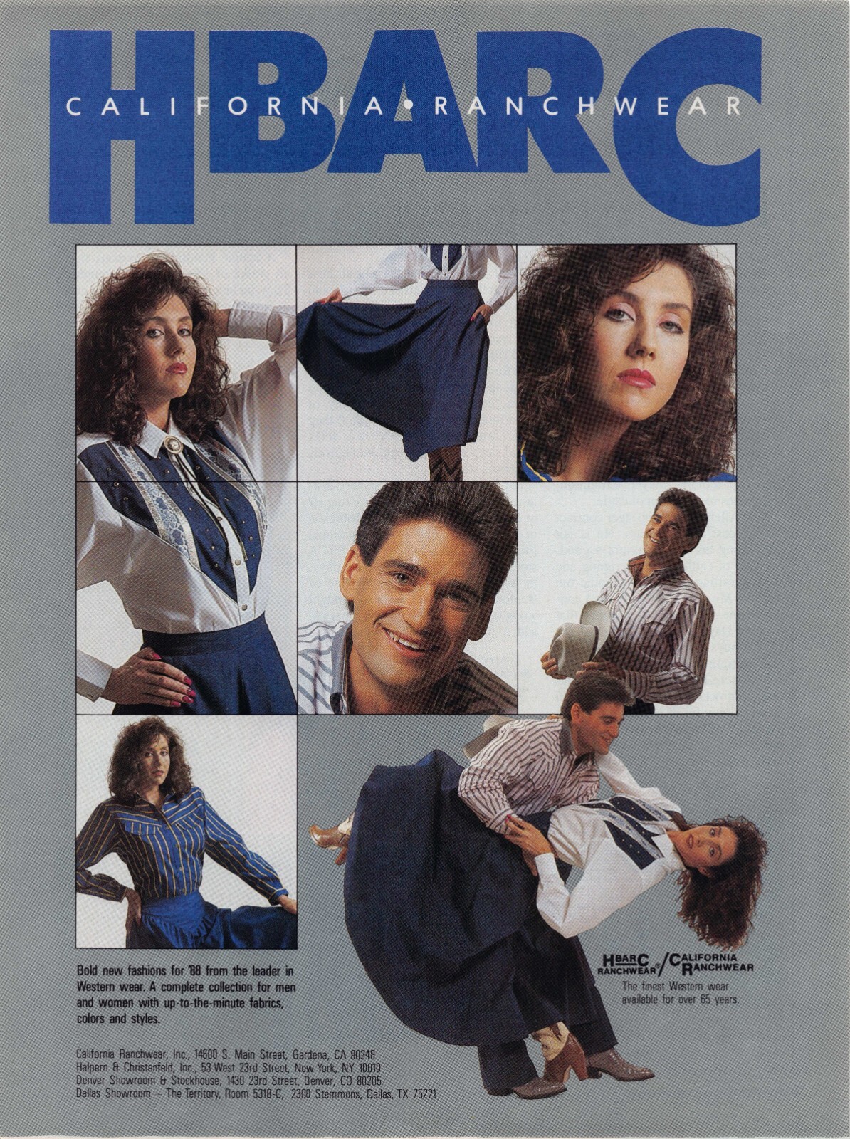 H Bar C California Ranchwear Bold Fashions Gardena California Vtg Mag Print Ad H Bar C California Ranchwear Bold Fashions Gardena California Vtg Mag Print Ad