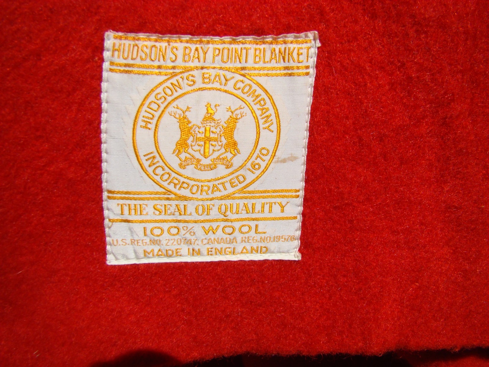 Hudson Bay 4 Point Wool Blanket Hudson Bay 4 Point Wool Blanket