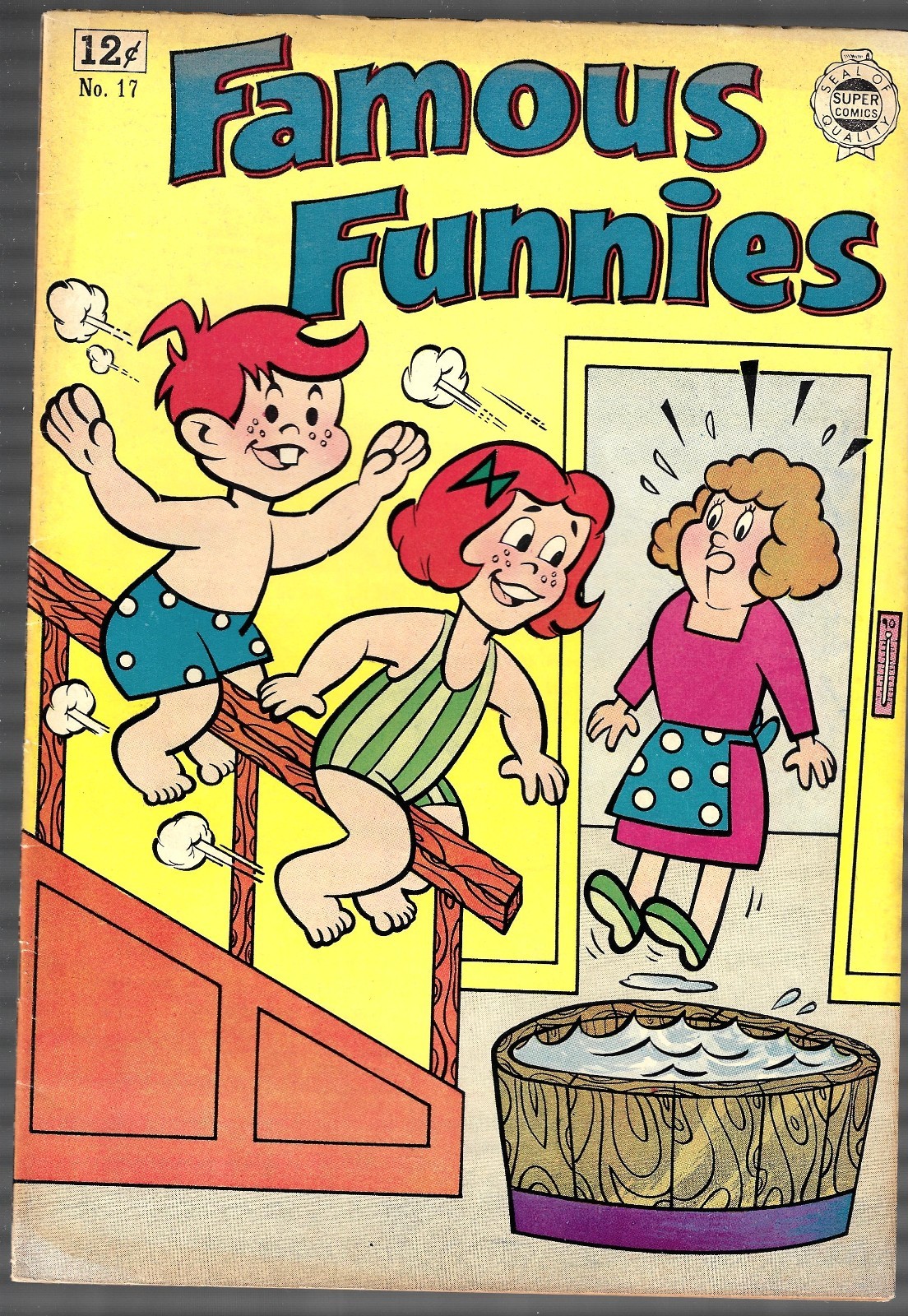 Famous Funnies #17 (Super/I.W. Publishing 1964) 8.0 VF/NM – Classic Silver Age 