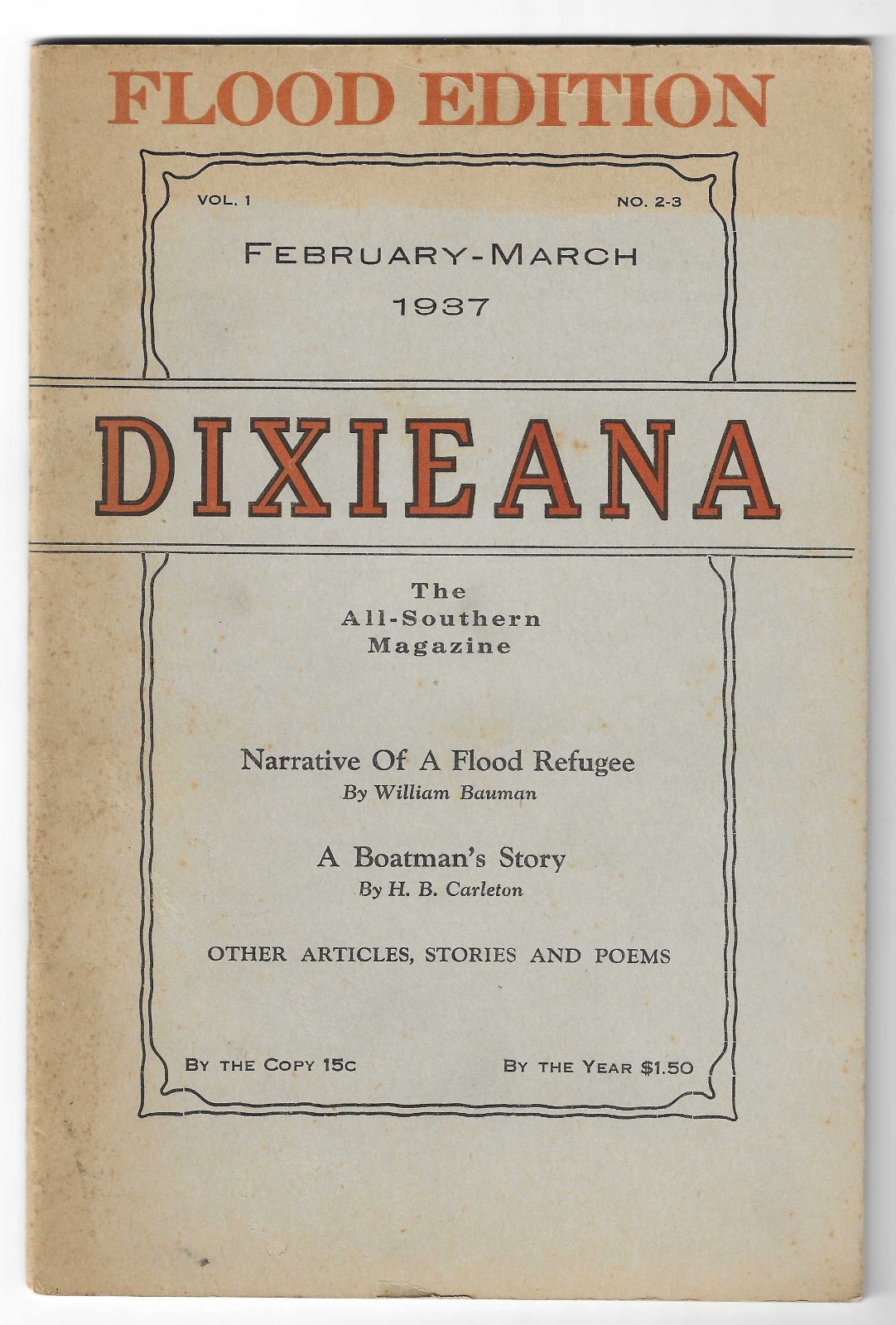 1937 Louisville KY Dixieana Magazine 1937 Louisville KY Dixieana Magazine