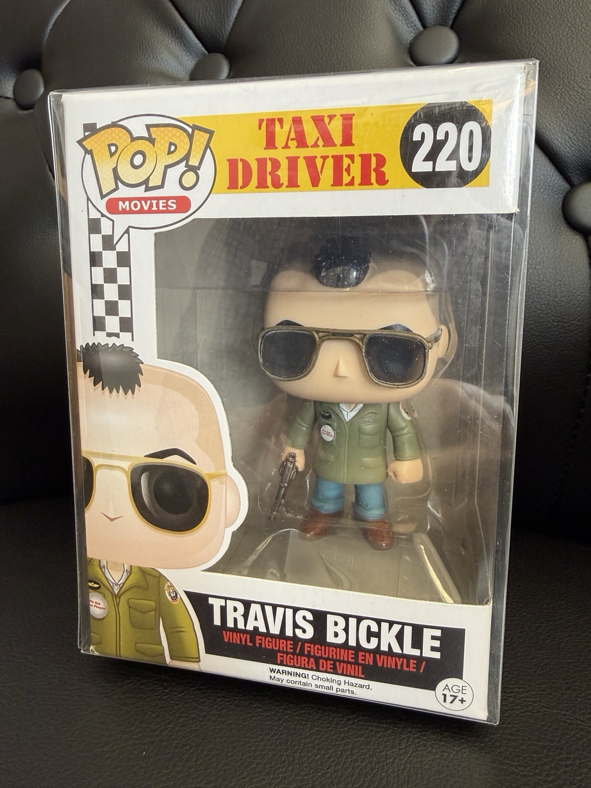 Funko Pop Travis Bickle #220 Taxi Driver wl Clear Protector Authentic Flocked