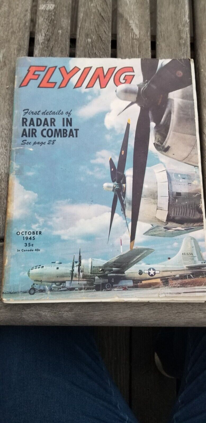 WW2✈️ OCT 1945 FLYING MAGAZINE AOPA FIRST DETAILS OF RADAR IN AIR COMBAT