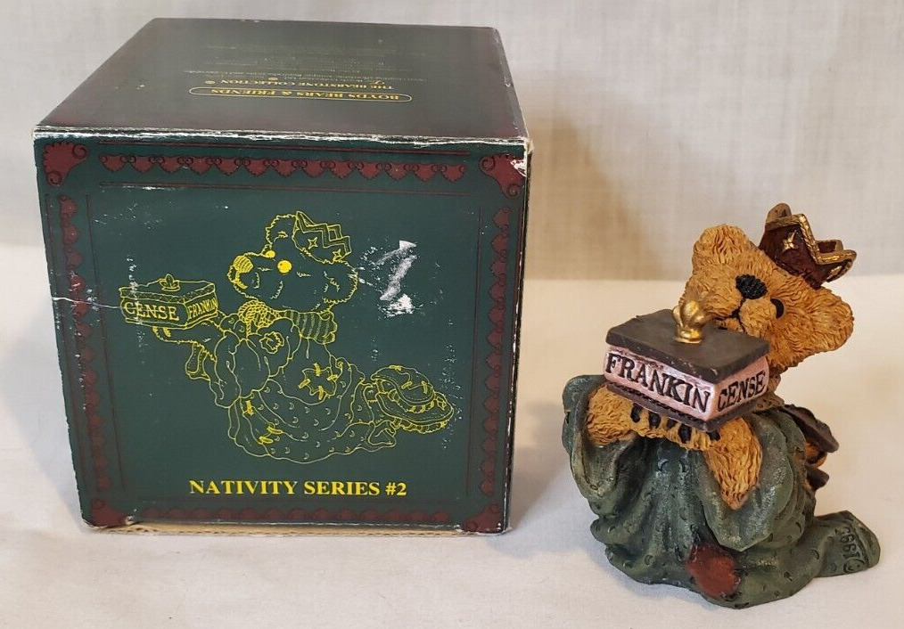 Vintage Boyds Bears & Friends Nativity Series #2 Heath as Caspar w/Frankincense