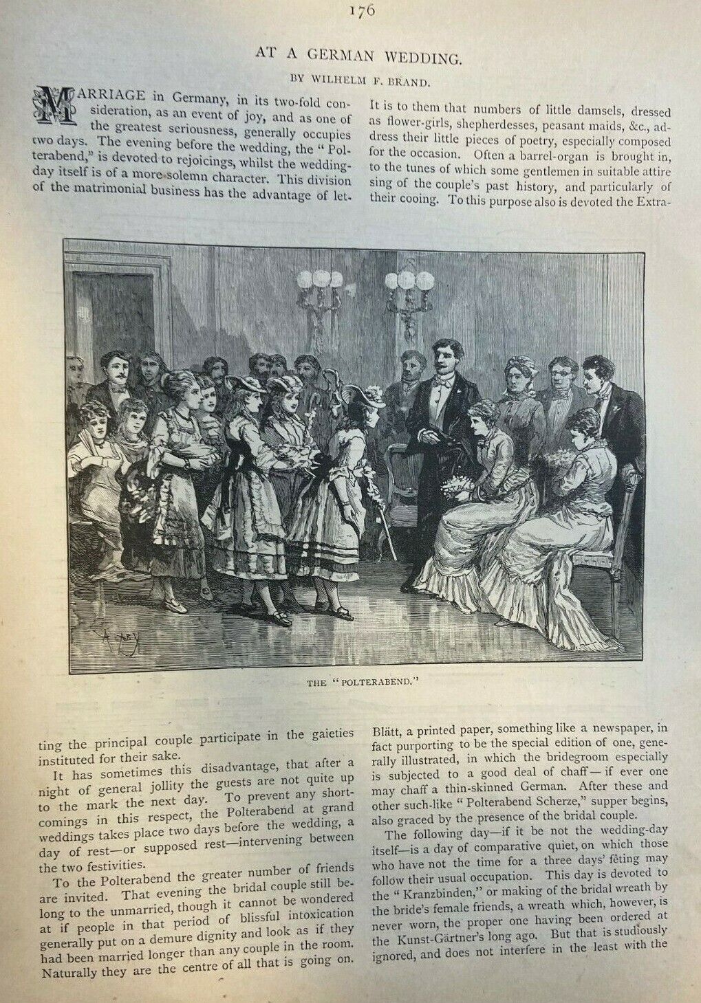 1886 German Weddings