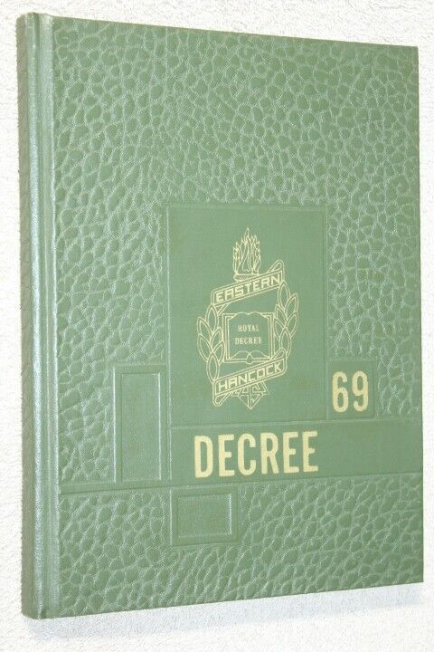 1969 Eastern Hancock High School Yearbook Annual Charlottesville Indiana IN