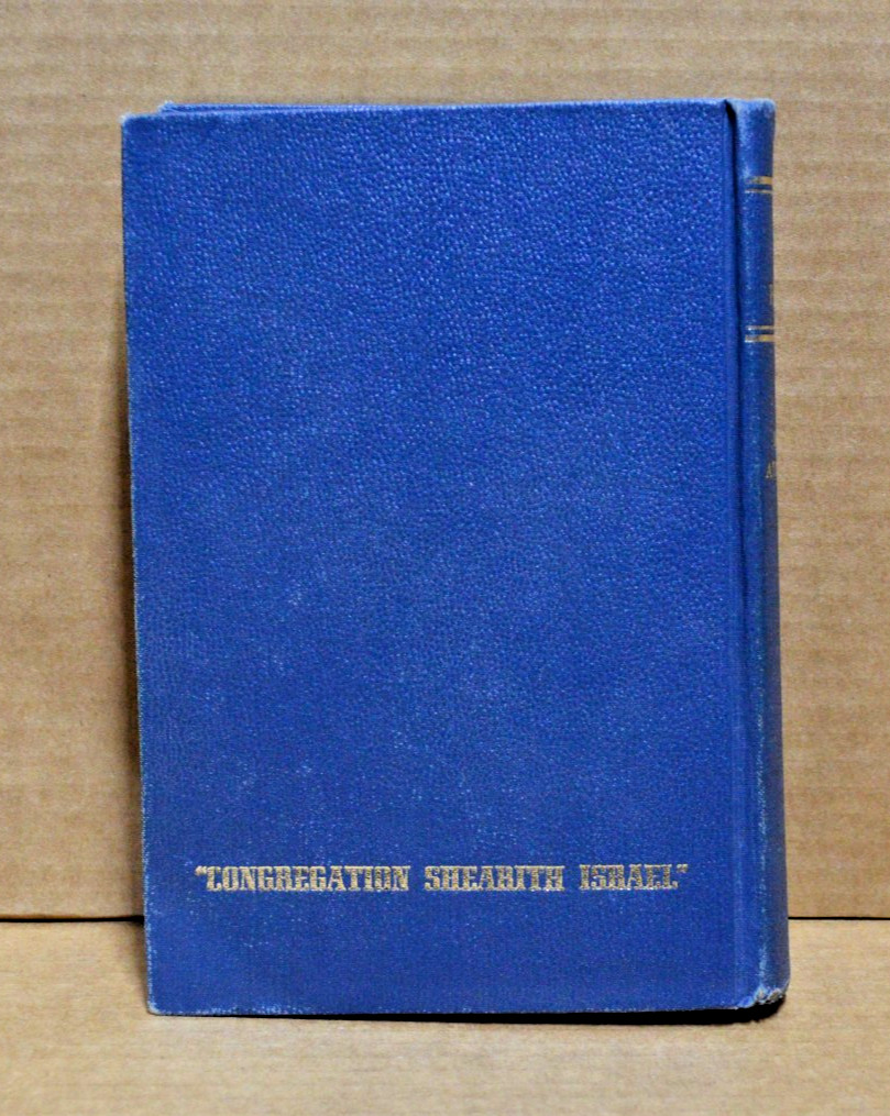 1963 Sephardic Yom Kippur Prayer Book Shearith Israel New York Hebrew