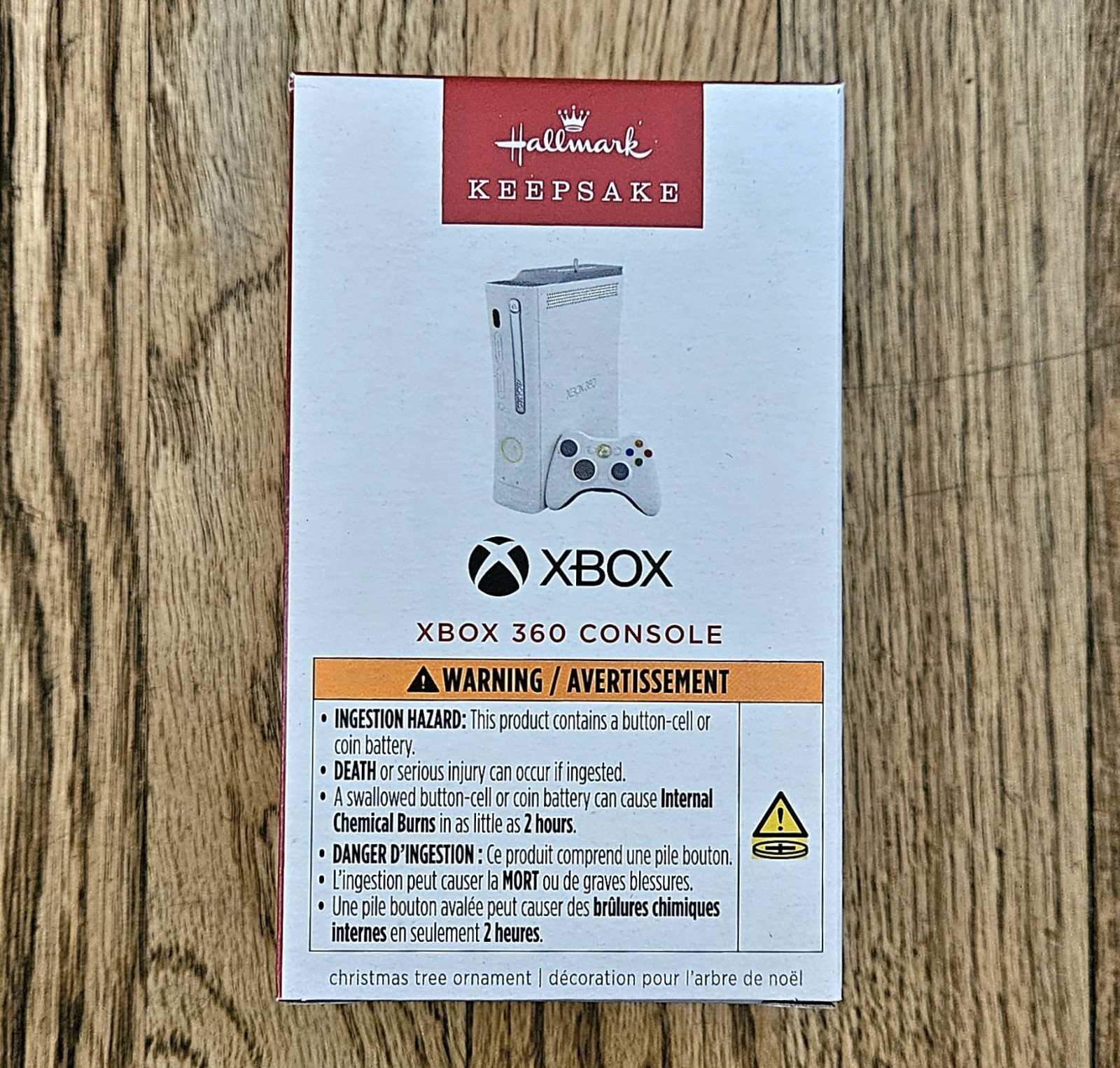 🎮 NEW Hallmark XBOX 360 CONSOLE Magic Sound Keepsake Ornament NIB NOS 2025