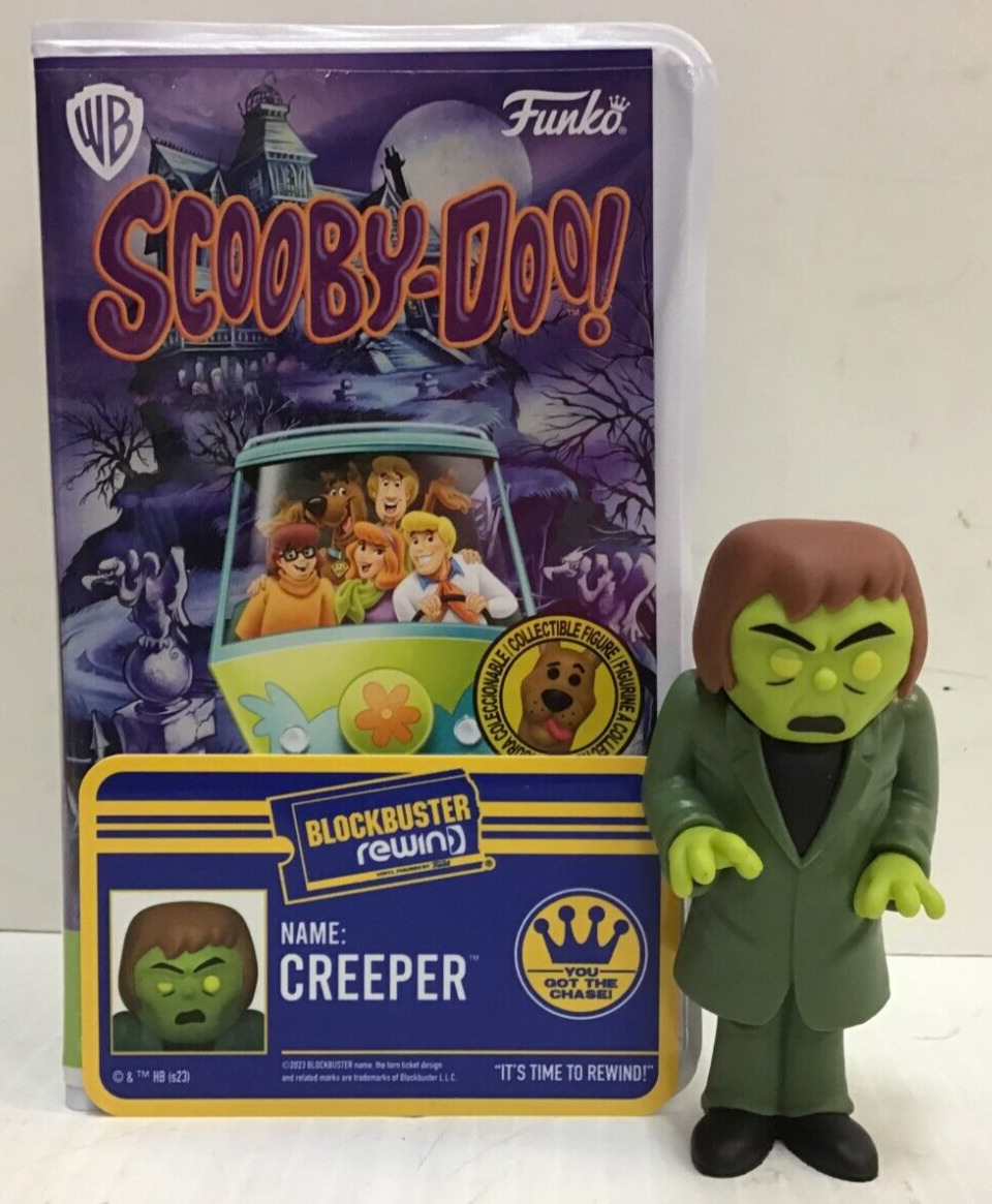 (MA3) Funko Blockbuster Rewind Scooby Doo Creeper (Chase) Vinyl Figure