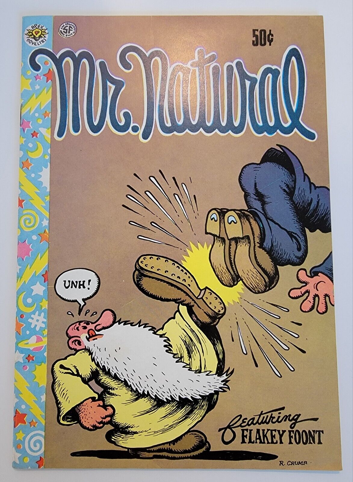 Mr. Natural #1 VF Underground Comix ROBERT CRUMB 1970 Apex Novelties 4th Print