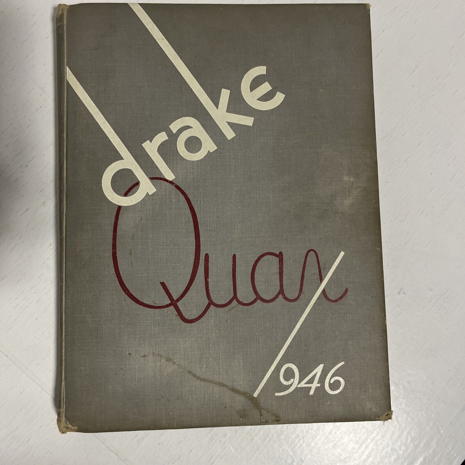 Quax 1946 Drake University Des Moines Iowa, Yearbook Vintage