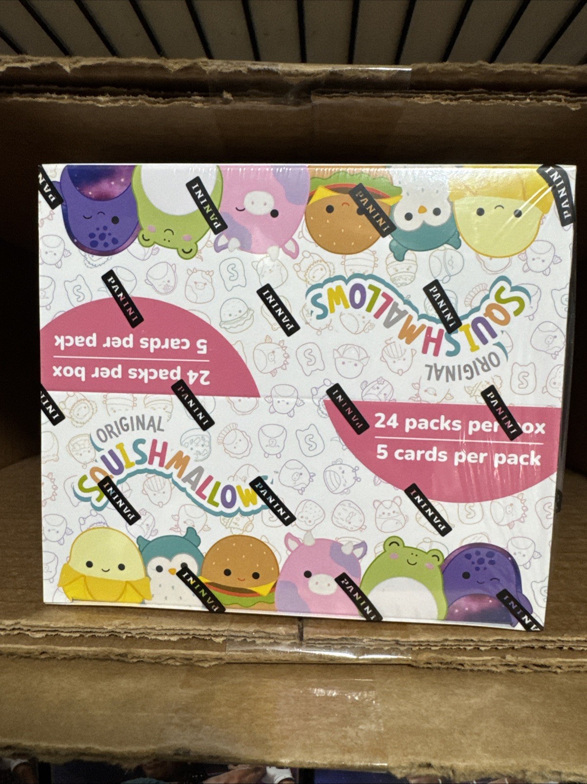 Panini Squishmallows Trading Card Retail Box - Factory Sealed 2024 - 24 Packs