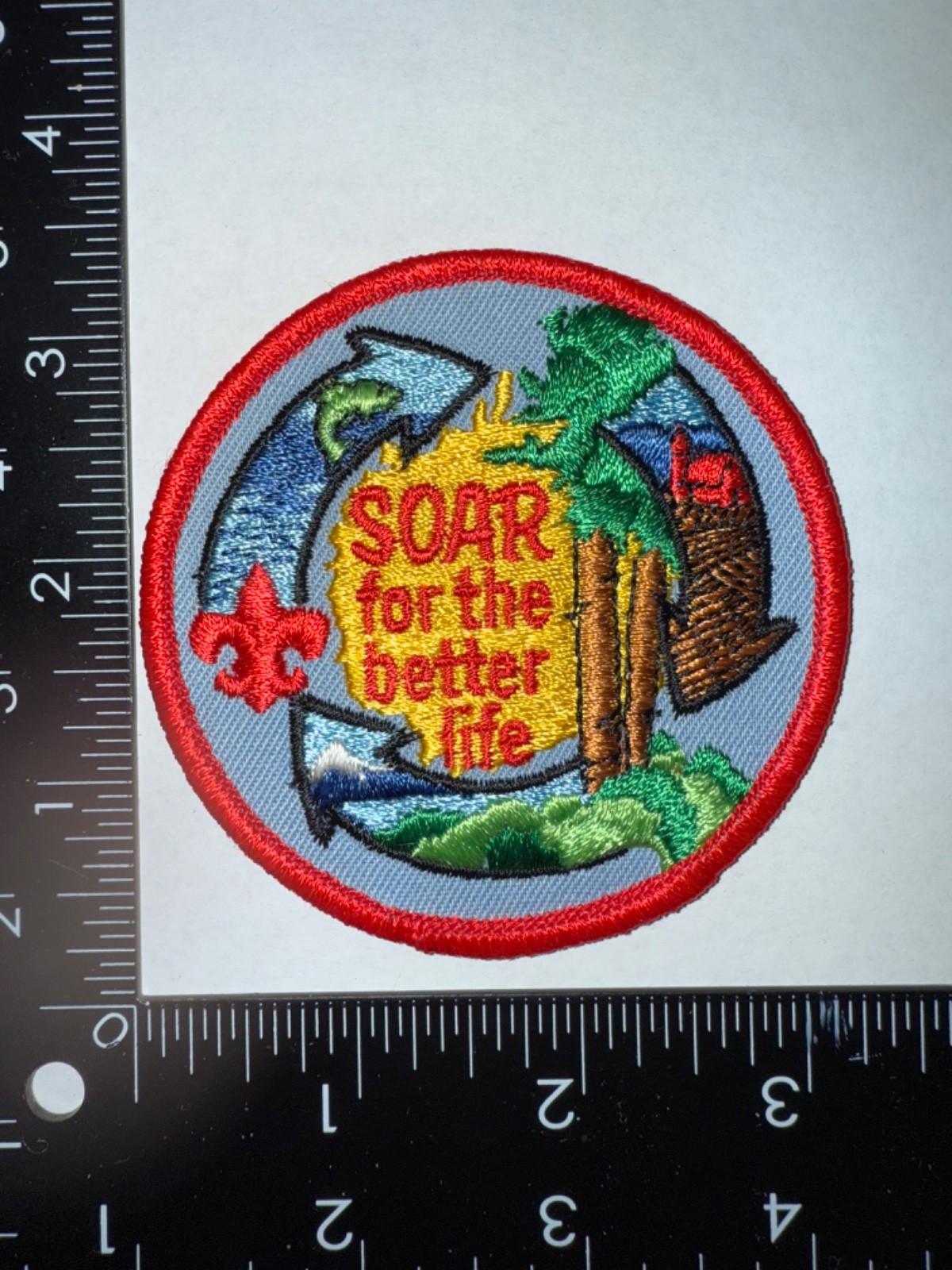 Vintage BSA Boy Scouts Soar for the Better Life Camporee Environmental Patch