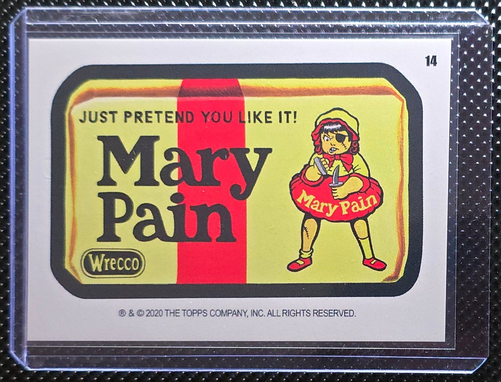 2020 Wacky Packages Weekly Series June - Mary Pain 14 - Ludlow Snap-Back 2020 Wacky Packages Weekly Series June - Mary Pain 14 - Ludlow Snap-Back