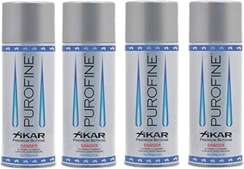 Xikar Purofine Premium Butane Fuel Lighter Refill - 8 OZ - 4-Pack