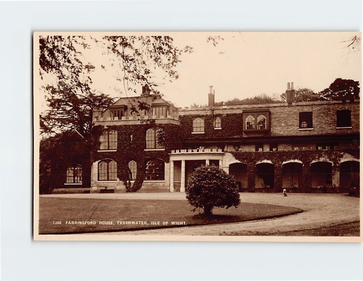Postcard Farringford House Freshwater England