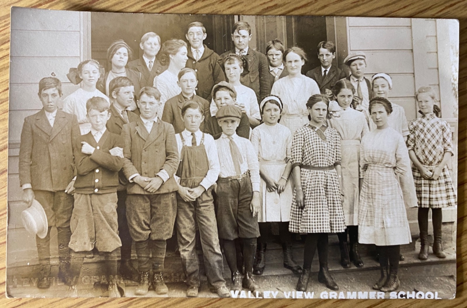 1912 RPPC - SAN JOSE, CALIFORNIA: VALLEY VIEW SCHOOL real photo postcard + NAMES 1912 RPPC - SAN JOSE, CALIFORNIA: VALLEY VIEW SCHOOL real photo postcard + NAMES