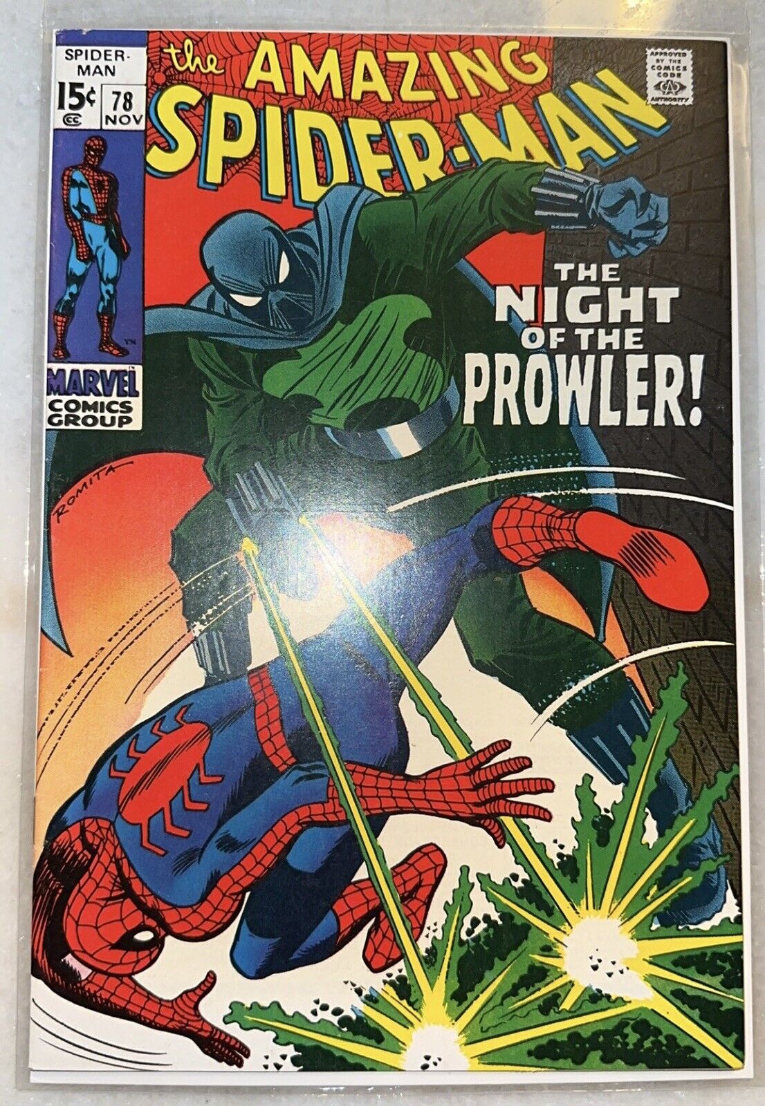Amazing Spider-Man #78 - HIGH GRADE - 1st App Prowler - Marvel Comics 1969