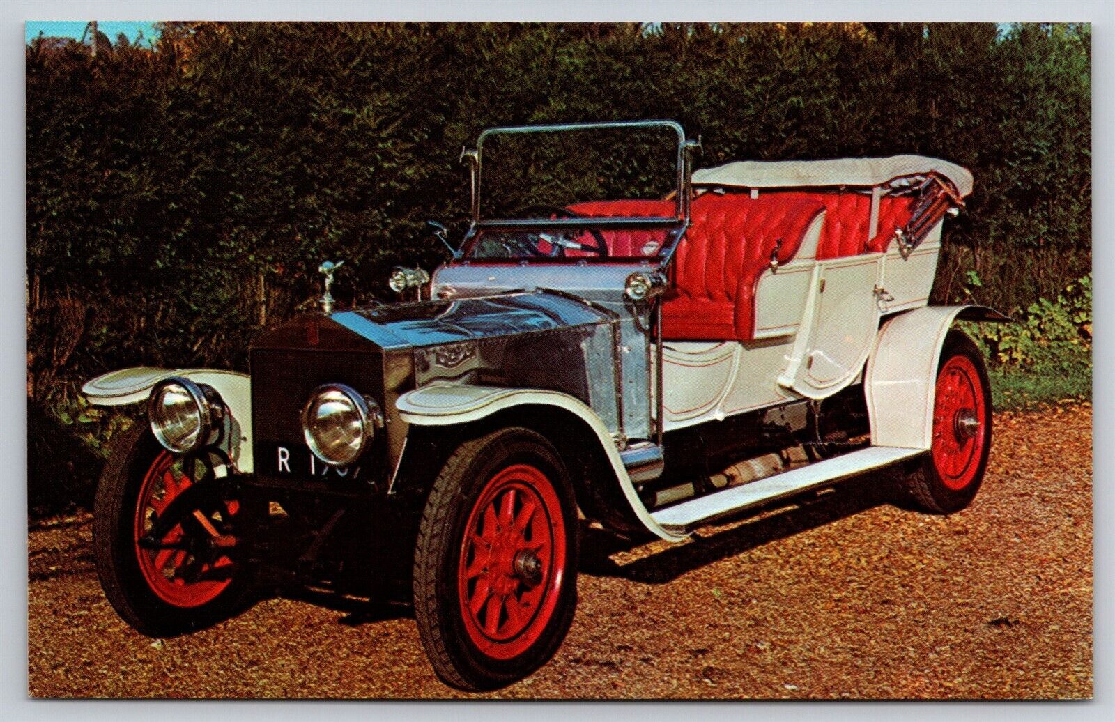 Postcard 1909 Rolls Royce Silver Ghost Automobile Car c1950's View AO1