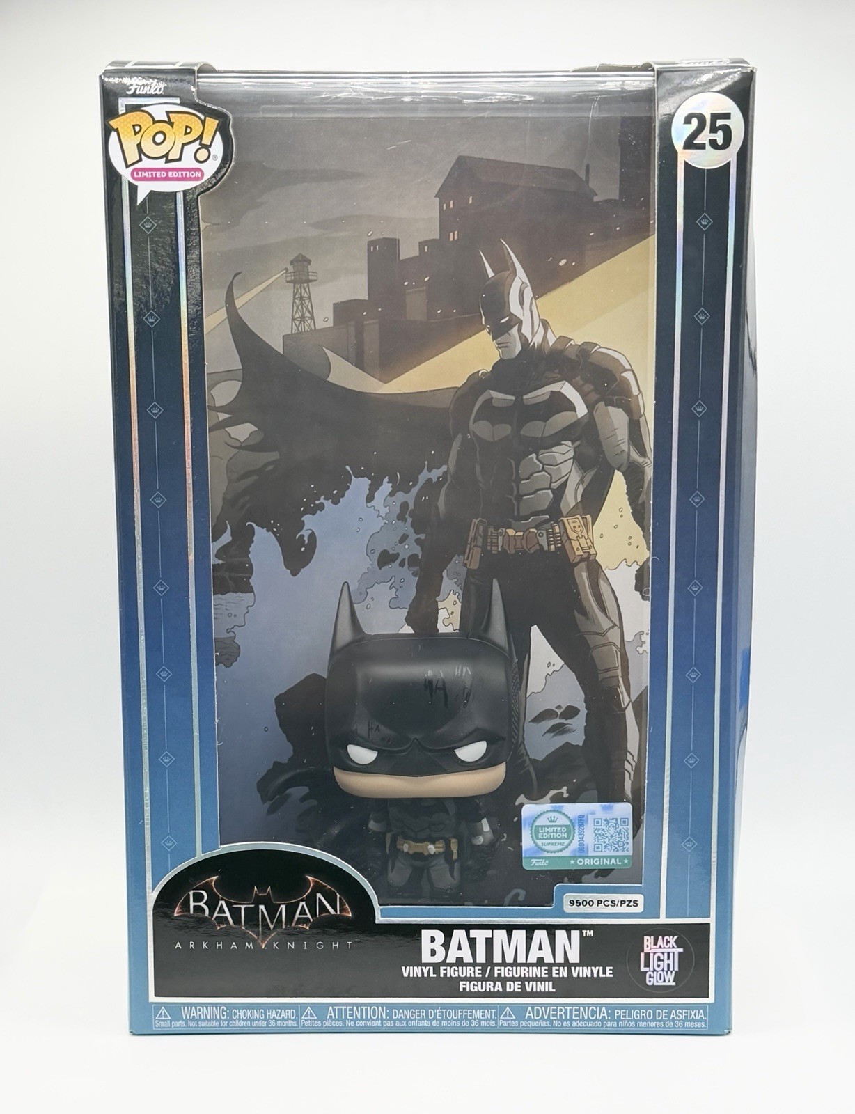 Funko Pop Batman Comic Cover #25 Batman Arkham Knight Blacklight LE 9500