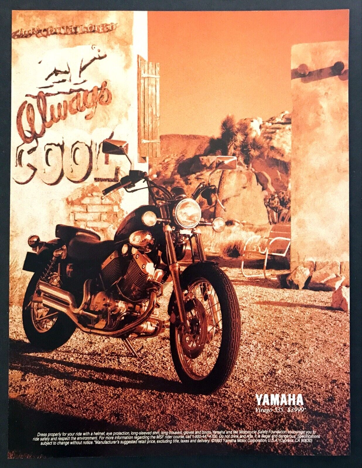 1993 Yamaha Virago 535 Motorcycle photo \