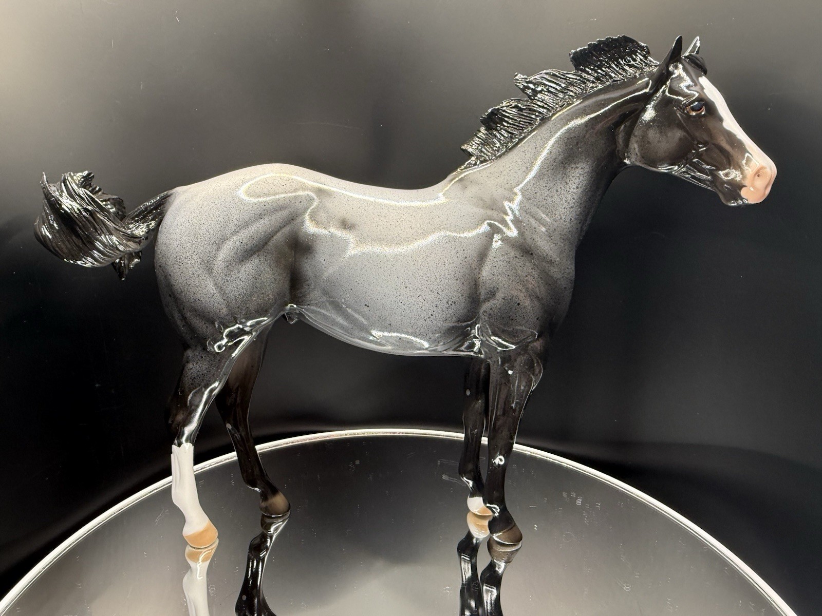 Alaros - Peter Stone OOAK ISH Blue Roan 2014 Stallion Alaros - Peter Stone OOAK ISH Blue Roan 2014 Stallion