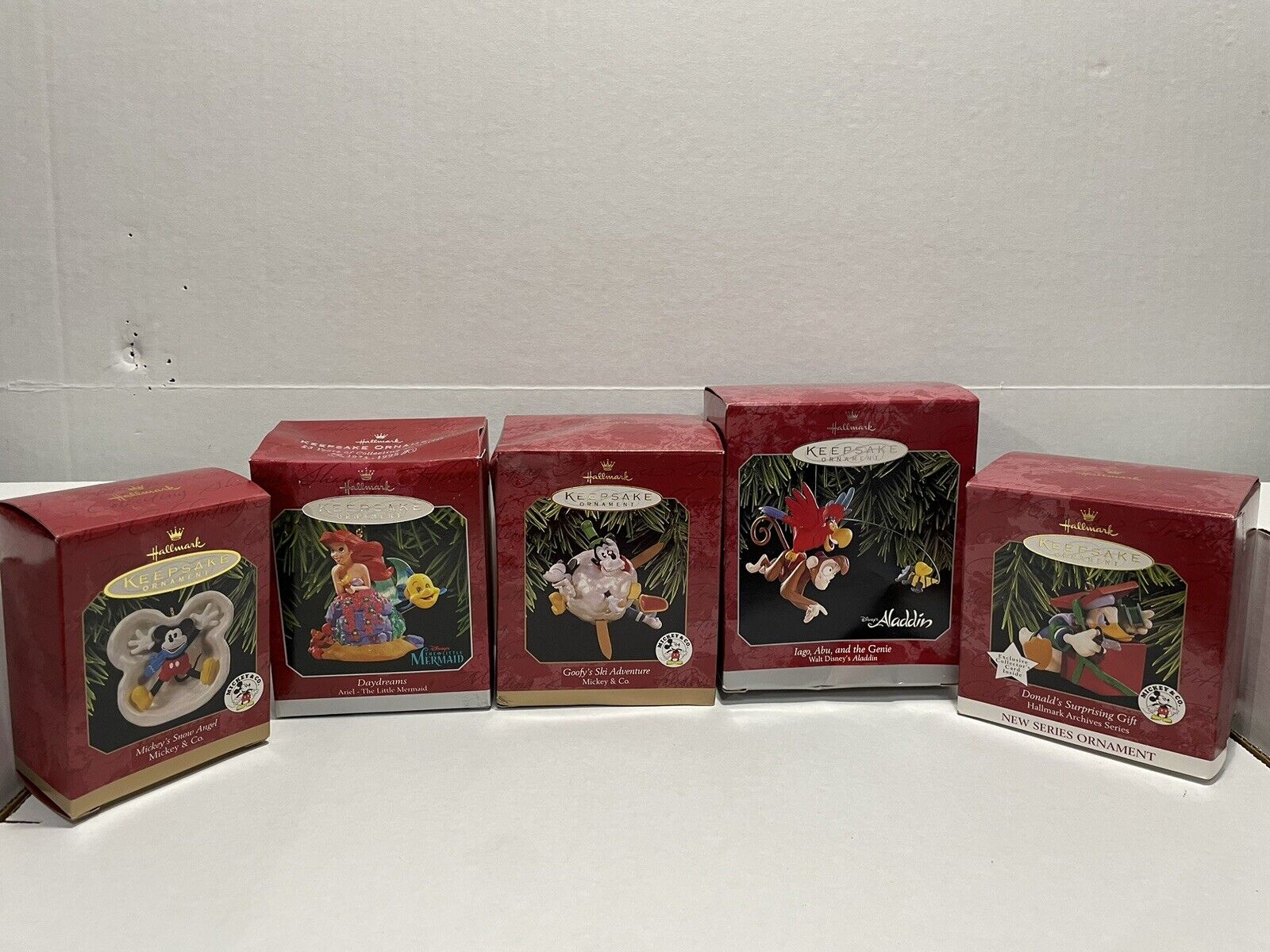Vintage Disney Hallmark Keepsake Ornaments Various Disney Character New See Desc