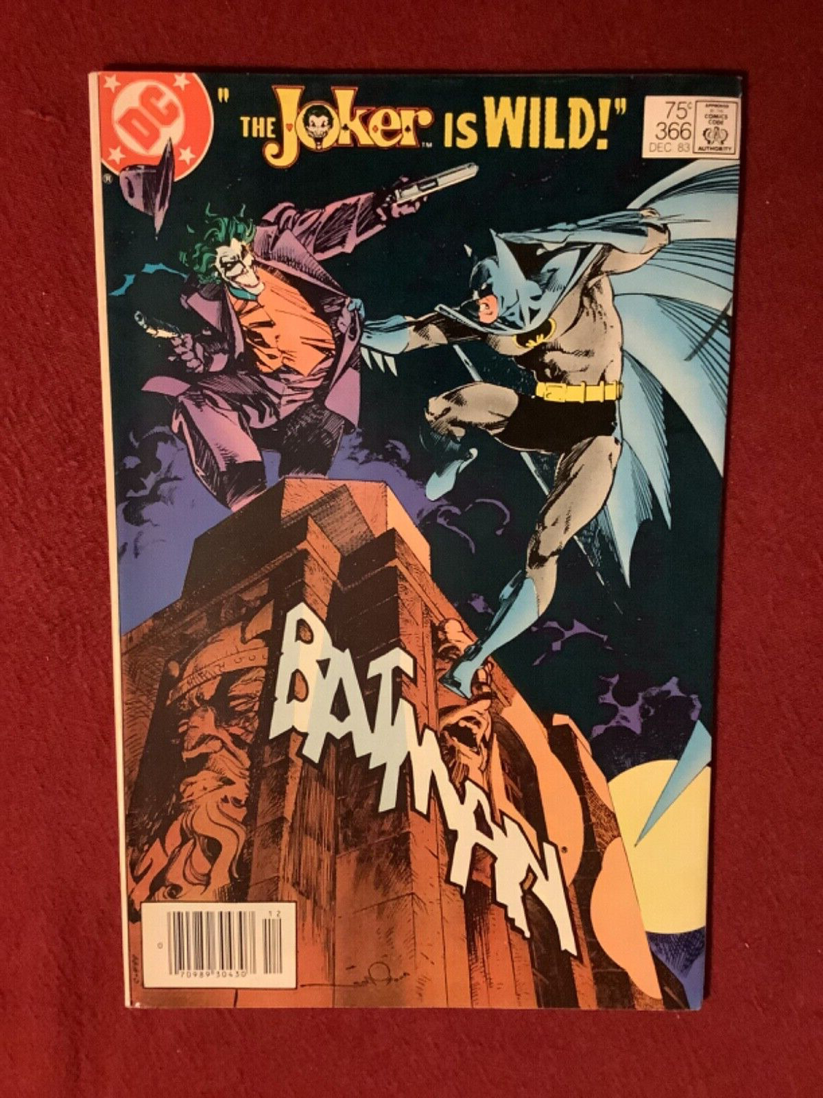 Batman #366 VF 1983 DC Comics Key Issue NEWSTAND The Joker Is Wild