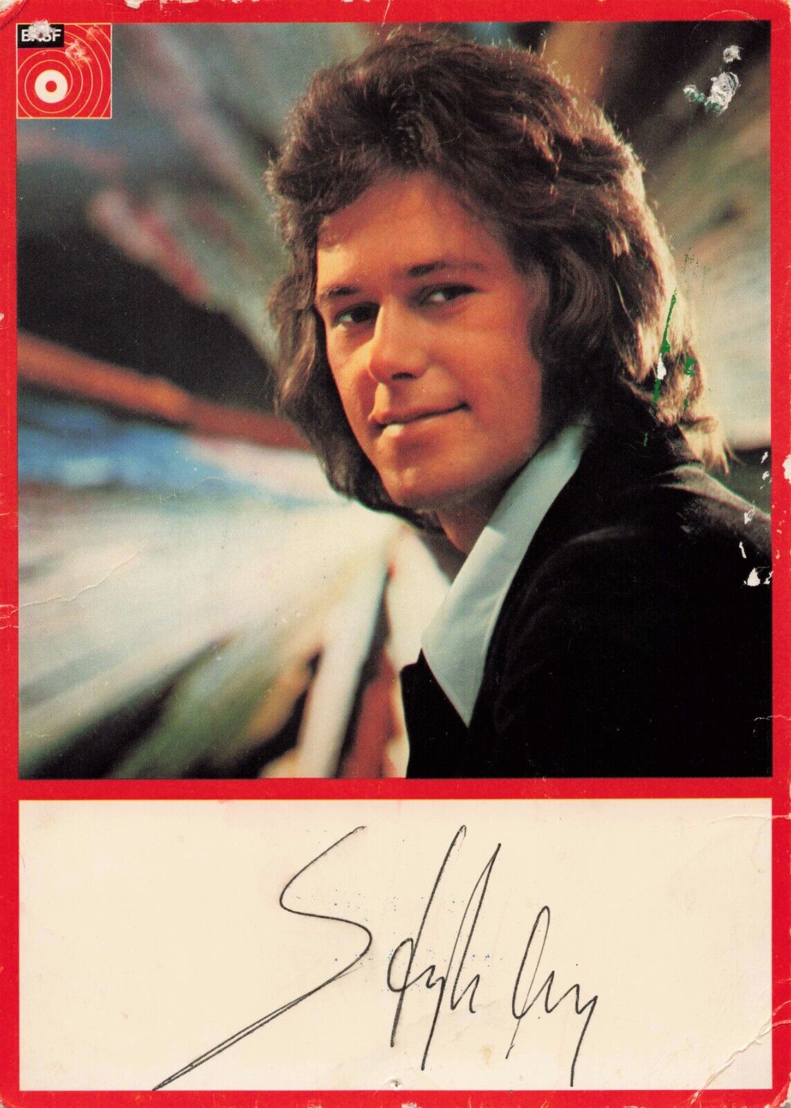 Marc Stephan German Singer Host Signed Autographed Postcard Photo