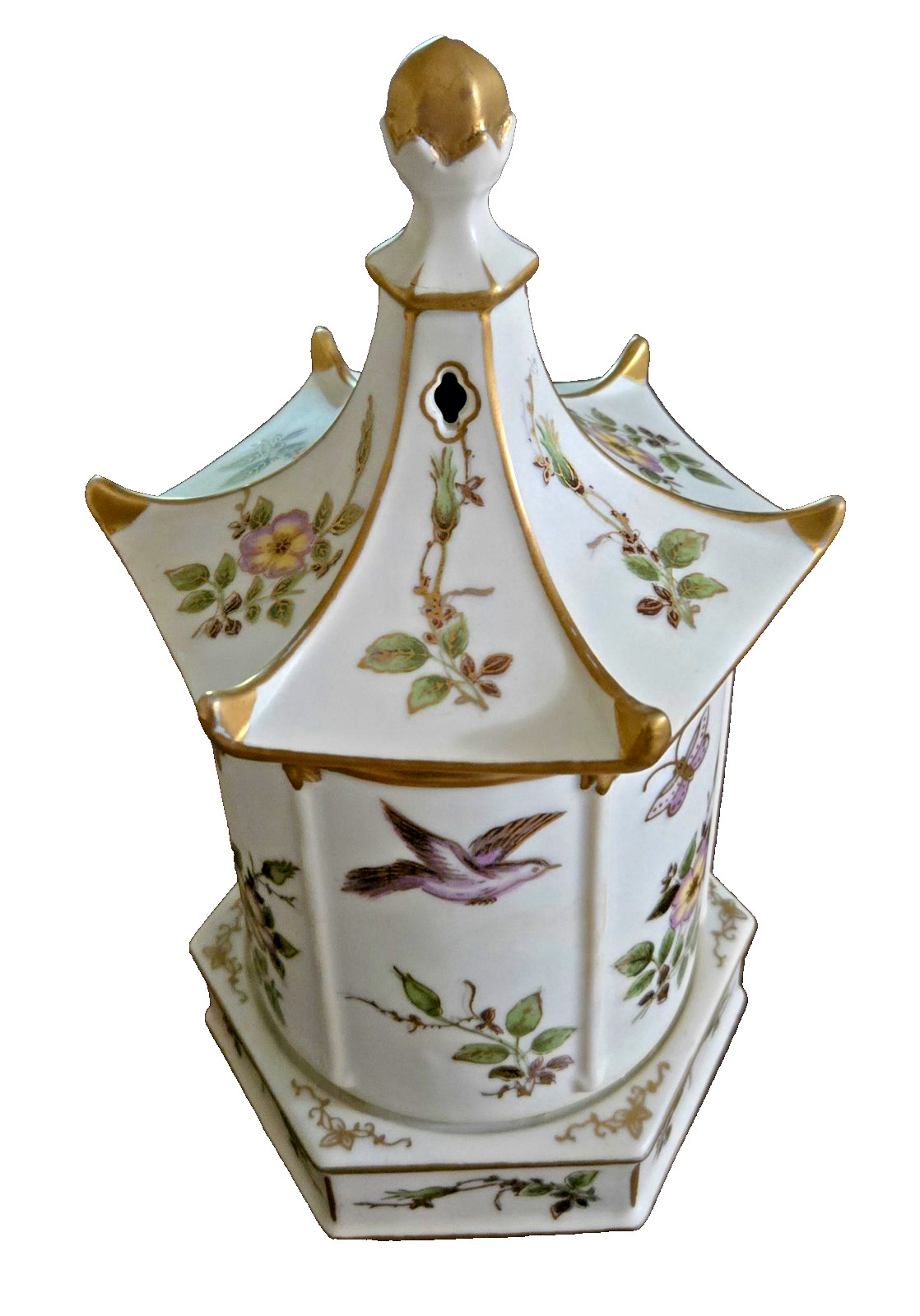 WORKING VTG Lenwile China Ardalt Japan Porcelain Pagoda Music Box 7166 WORKING VTG Lenwile China Ardalt Japan Porcelain Pagoda Music Box 7166