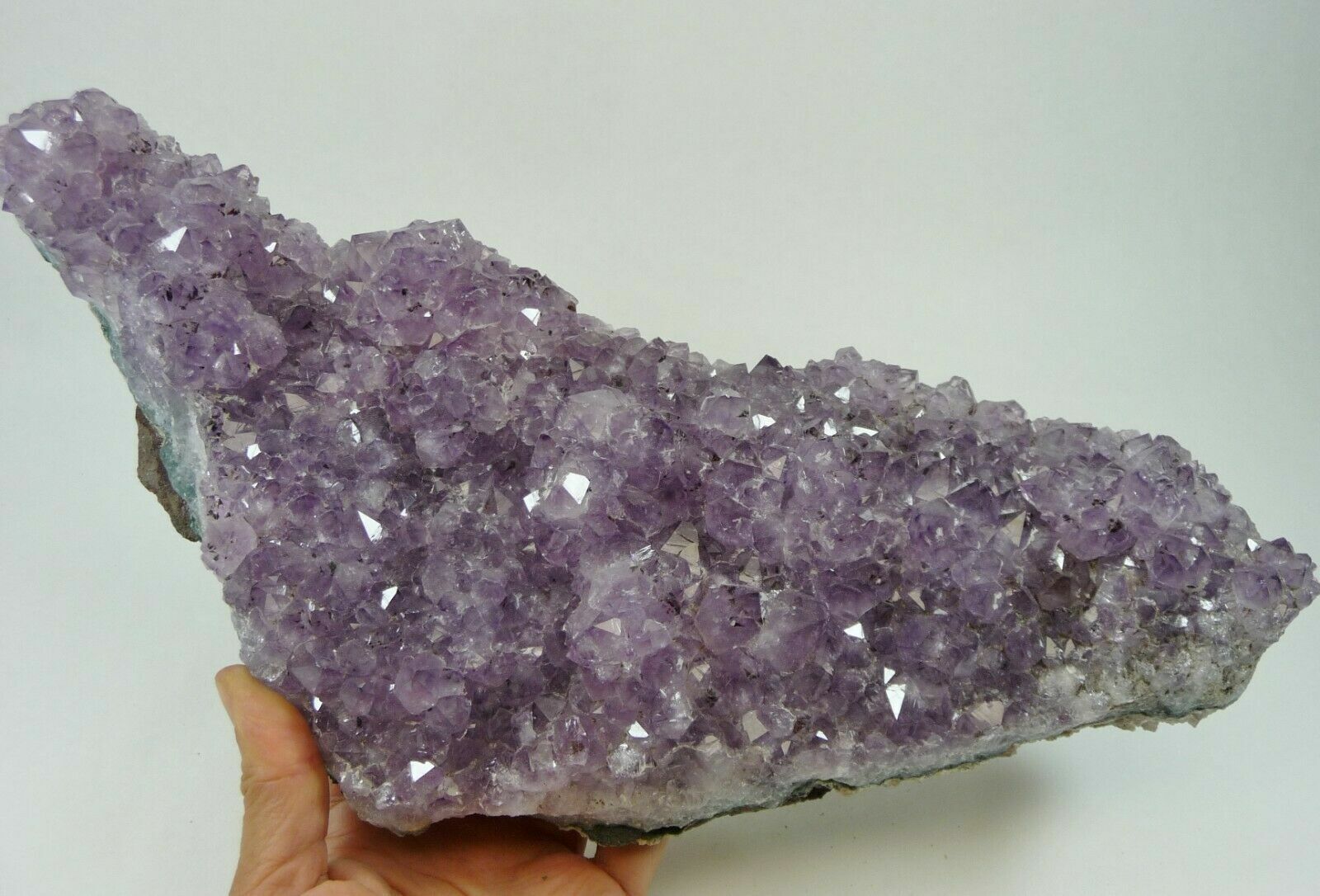 5.4 LB Beautiful 13 Inch Amethyst Crystal Cluster from Uruguay 