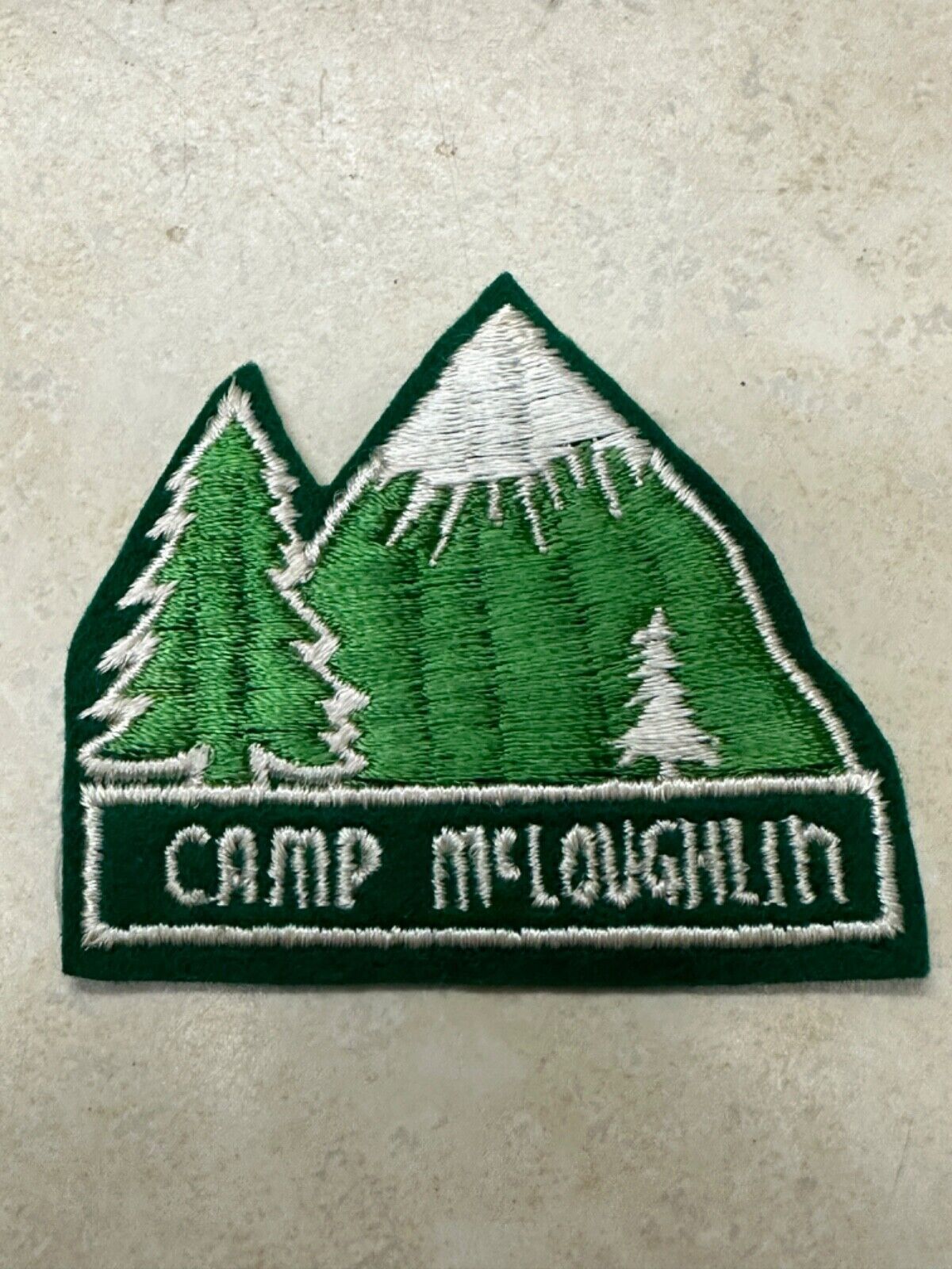 1940\'s Camp Mcloughlin Felt Camp Patch