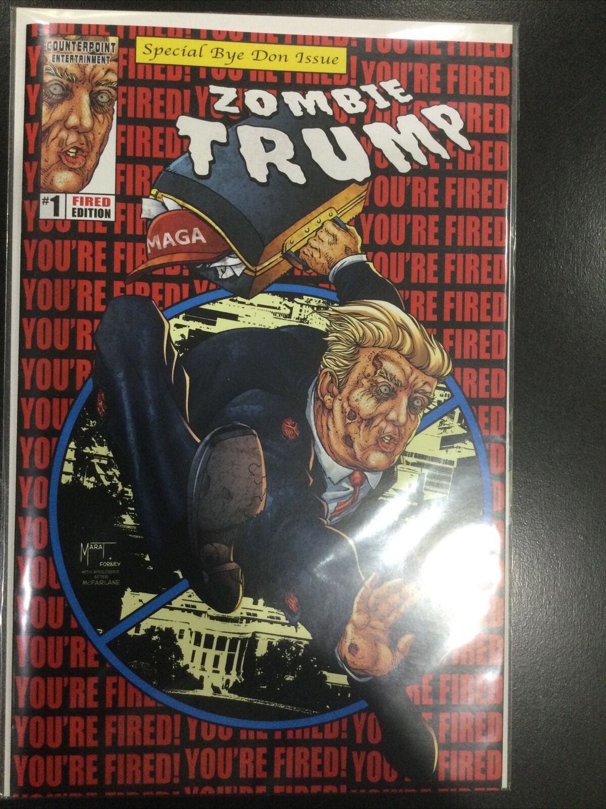 Zombie Trump 1 You\'re Fired Edition Myrat Michaels ASM 300 Homage Cover