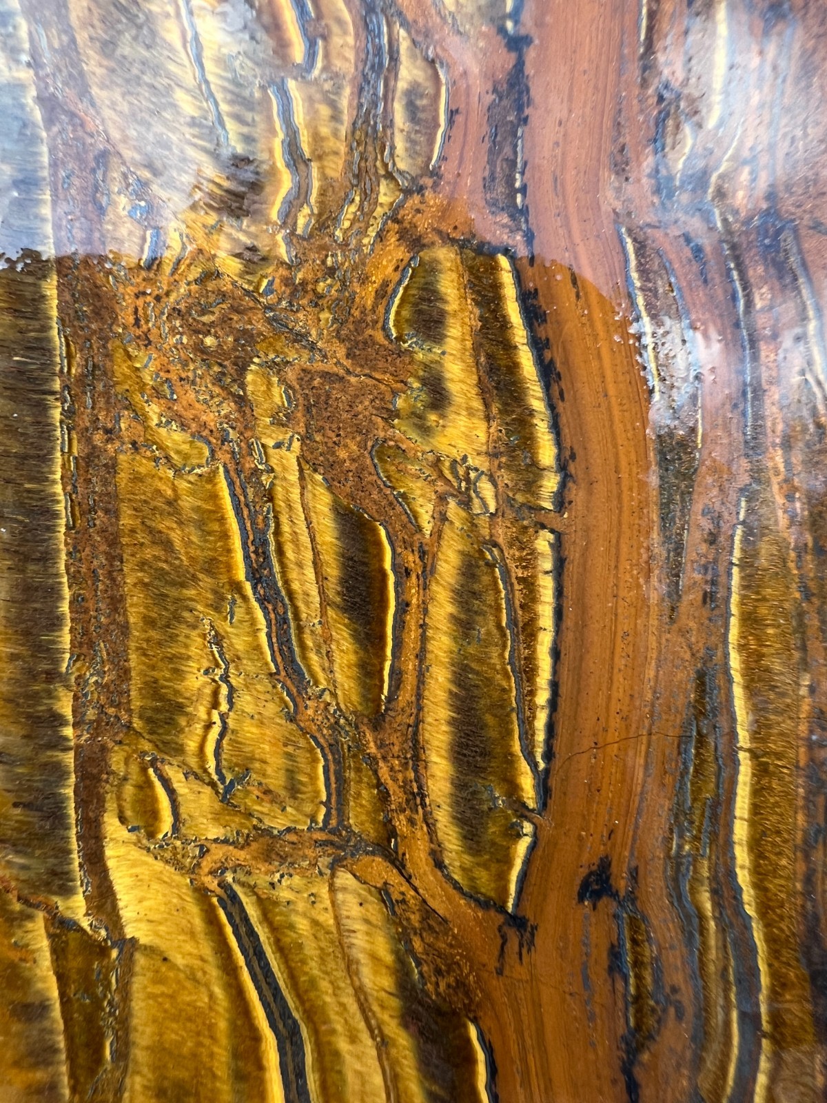 Very Cool Australian Tiger Iron Slab - 214g