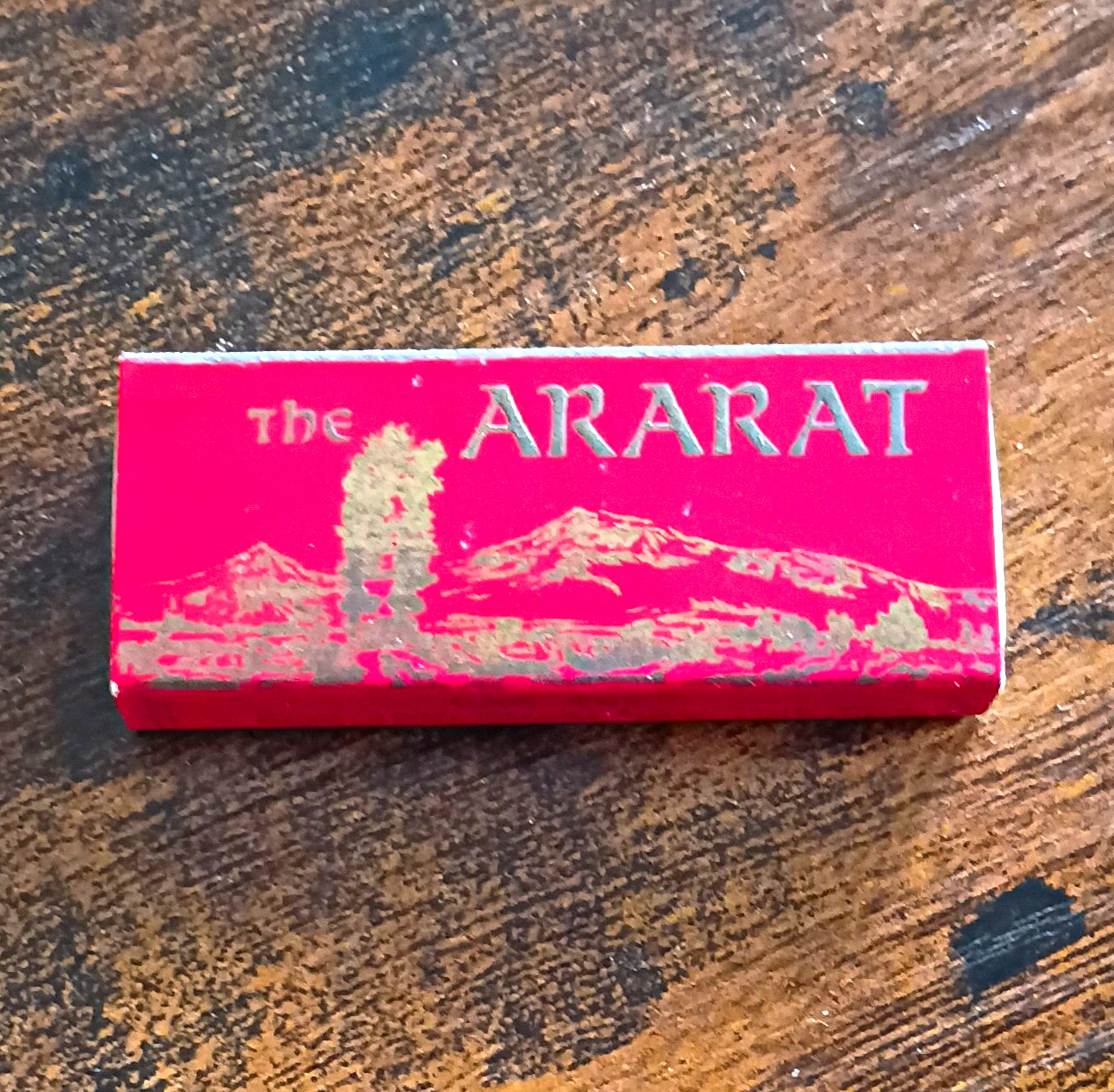 Vintage The Ararat Restaurant Matchbook Cover - The Ararat - Red Matchbook Vintage The Ararat Restaurant Matchbook Cover - The Ararat - Red Matchbook