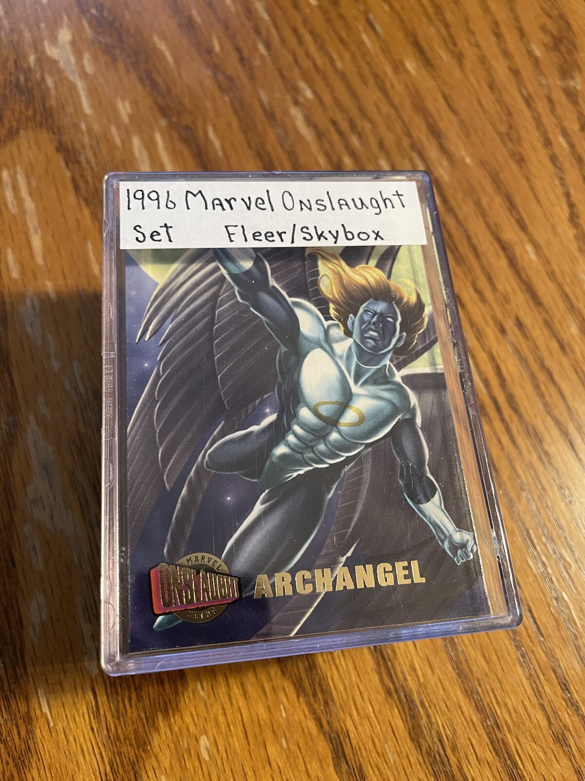 1996 Fleer/Skybox Marvel Onslaught Complete Base Set Of 100 Cards 1996 Fleer/Skybox Marvel Onslaught Complete Base Set Of 100 Cards
