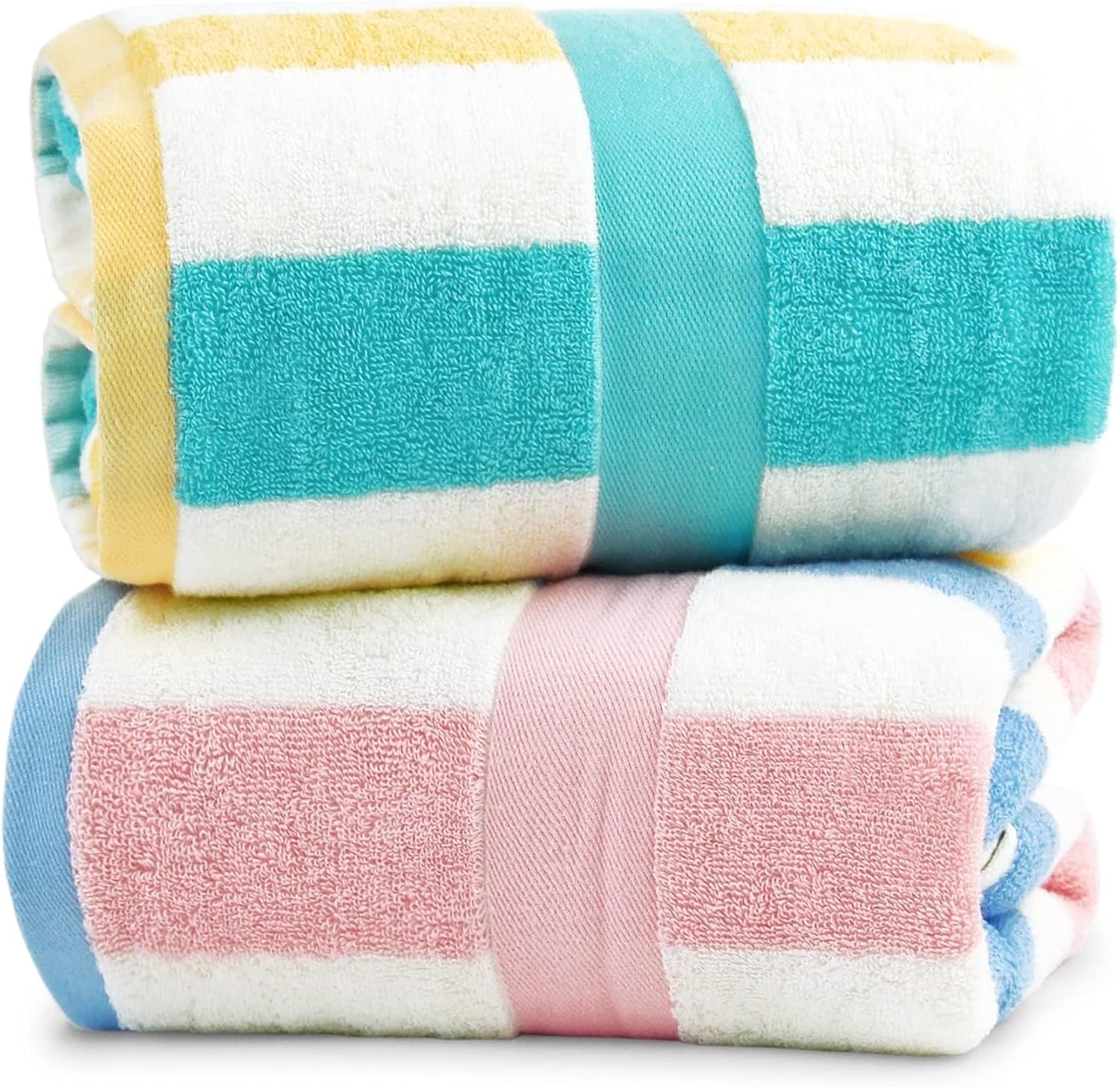 Jacquotha 2-Pack Cotton Bath Towels, 55x27.5\