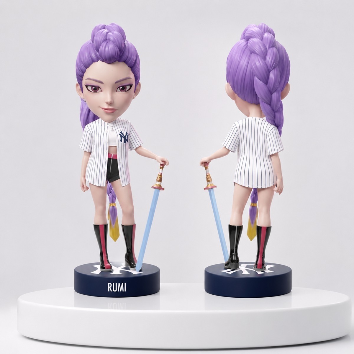 🔥K POP Demon Hunters Night – Rumi Yankees SGA Bobblehead 8/11🔥