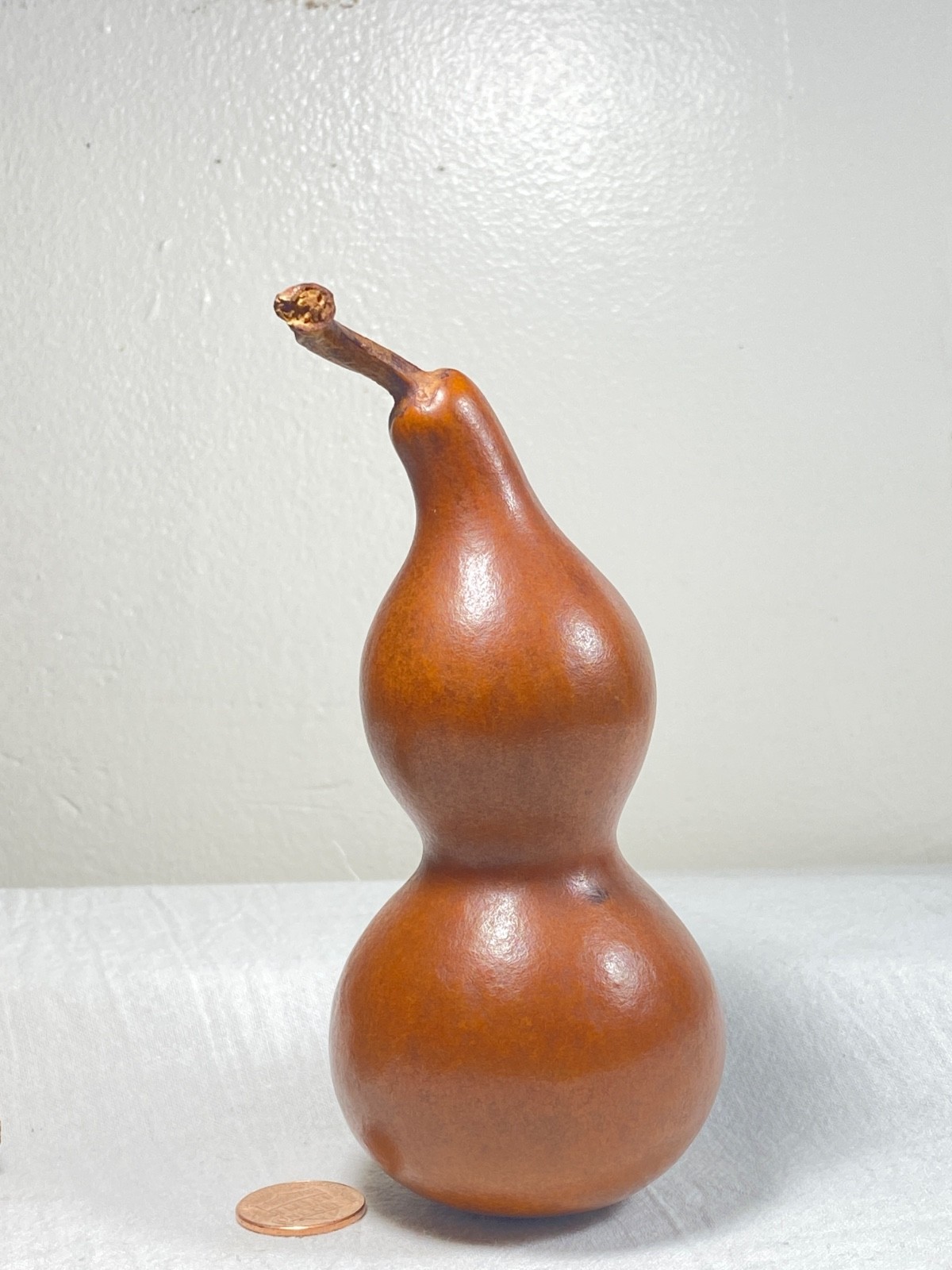 ANTIQUE/VINTAGE CHINESE OLD NATURAL GOURD CALABASH SCHOLAR OBJECT NOT WOOD