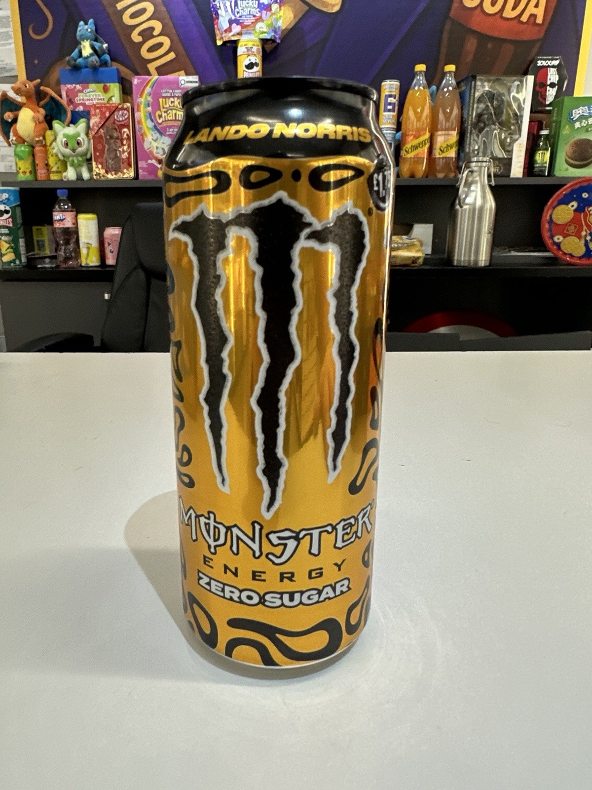 Lando Norris Monster Zero Sugar 2026 Gold Can IN USA