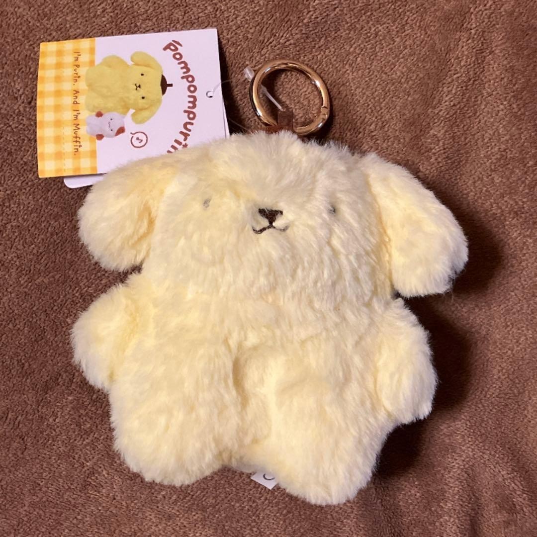 Sanrio Pompompurin 30th Anniversary Shop Limited Mascot Keyring Plush 13cm
