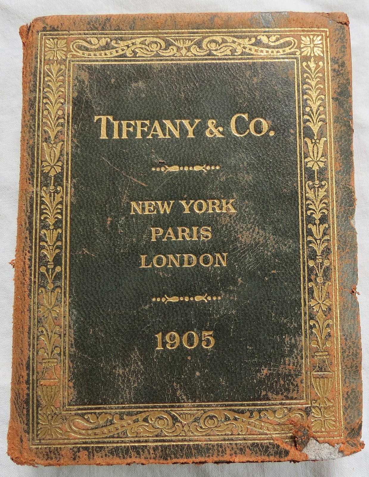 Tiffany & Co 1905 Blue Book Catalog  Vtg Old Antique