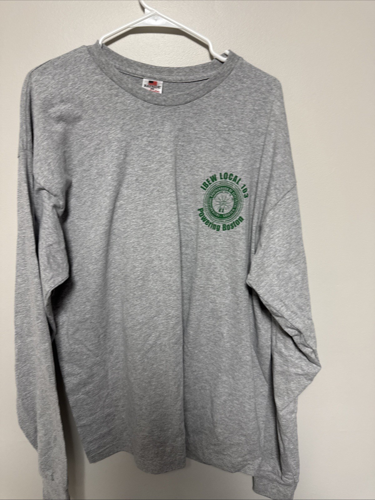IBEW LOCAL 103 Long Sleeve tshirt St. Patrick’s Day Size XL IBEW LOCAL 103 Long Sleeve tshirt St. Patrick’s Day Size XL