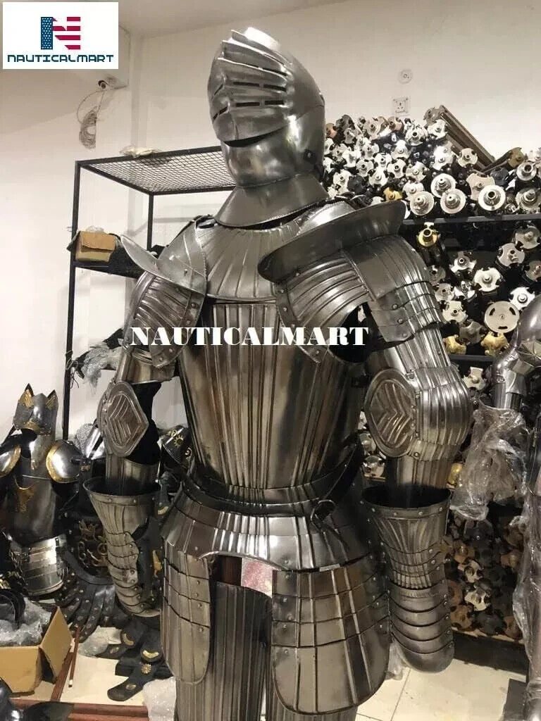 Maximilian Half Armour 1515 Reenactment LARP Steel Body Suit of Armor